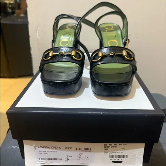 Authentic Gucci Granada Block Heels - Picture 9 of 15